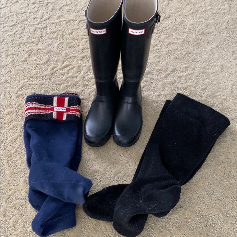 Hunter tall rain boots 8/9